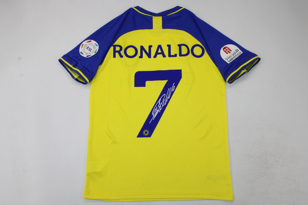 AAA Quality Al-Nassr 22/23 Home Ronaldo #7 Signed Jersey(Player)